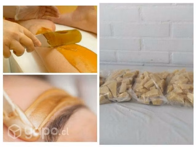 Cera natural para depilación facial y cuerpo
