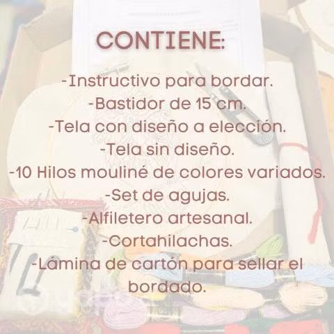 Kit de bordado