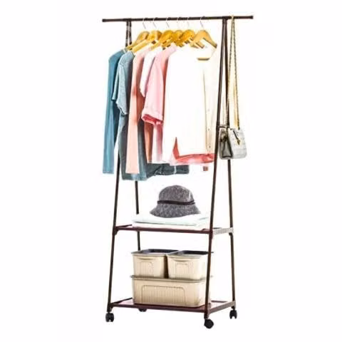 Perchero Organizador Colgador de Ropa con Ruedas