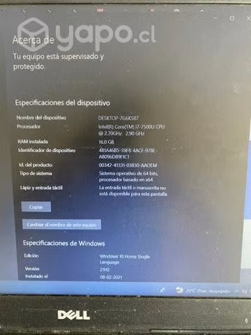 Notebook Dell inspiron 15 5567 - Imagen 5
