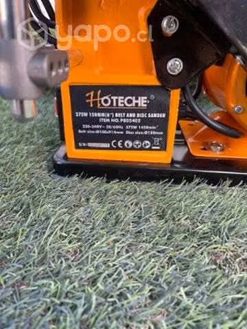 Lijadora de Banda y Disco 375 Watts marca HOTECHE