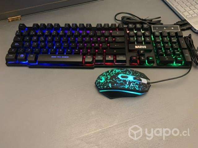 Teclado y mouse gamer SIN USO - Imagen 3