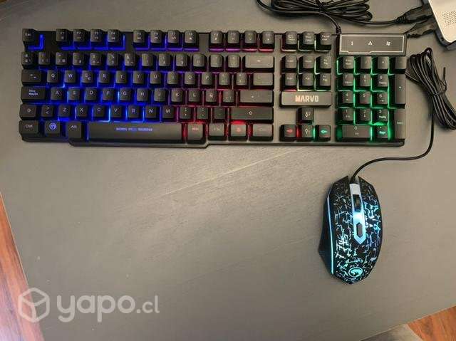 Teclado y mouse gamer SIN USO - Imagen 2