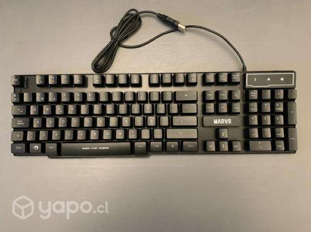 Teclado y mouse gamer SIN USO - Imagen 4