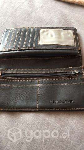 Cartera de cuero genuino - Imagen 2