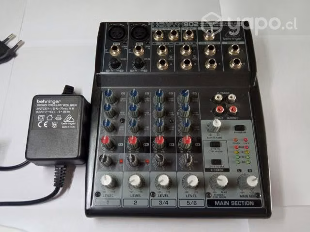 Behringer Xenyx 802, Mezclador 8 Canales