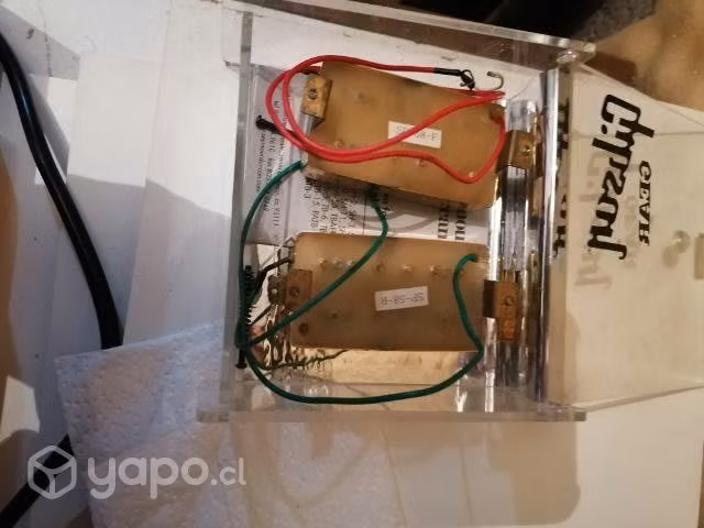 Pastillas para guitarra semi caja.