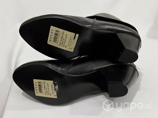 Botín 100% Sintético Marca Tatienne N*39 Negro - Imagen 5