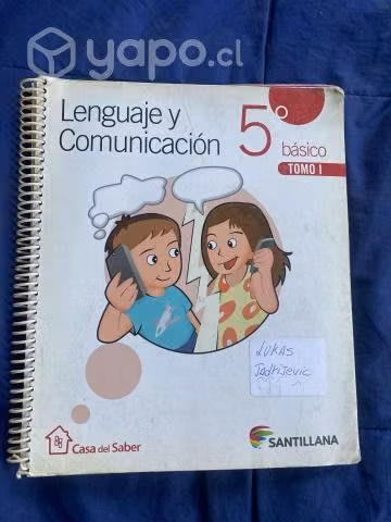 Libro Lenguaje y comunicación 5° básico Santillana