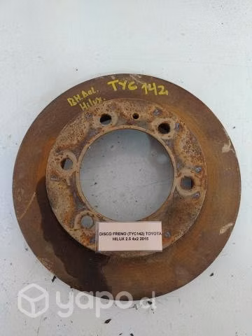 Disco Freno (TYC142) Toyota Hilux 2.5 4x2 2015