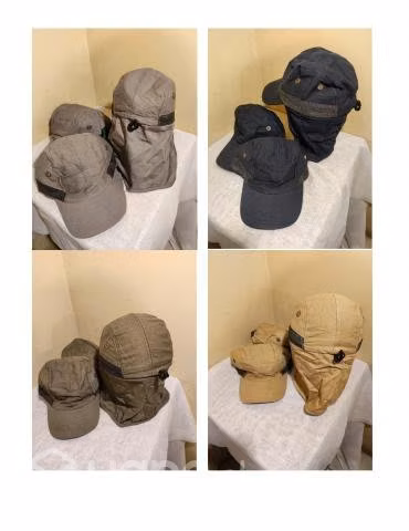 Varios tipos de gorros nuevos