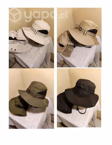 Varios tipos de gorros nuevos