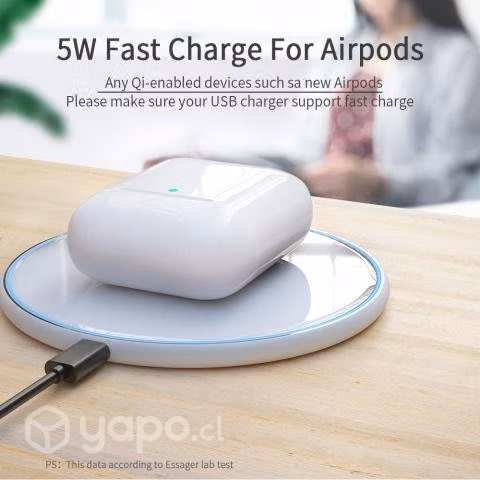 Base Cargador Inalámbrico Celular Essager Qi 10w