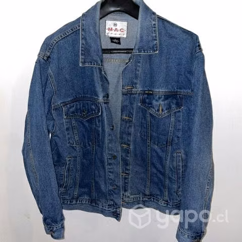 Chaqueta jeans azul vintage talla M