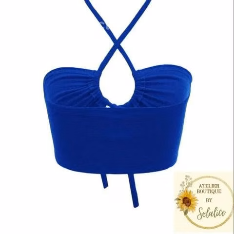 Top azul todas las tallas