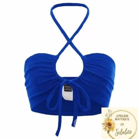 Top azul todas las tallas