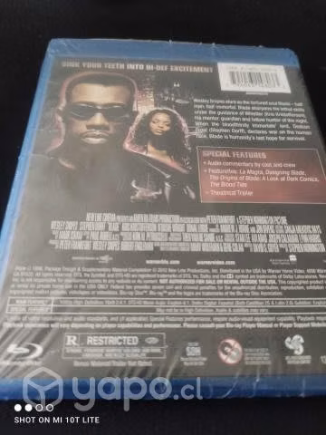 Blu Ray BLADE Cazador de Vampiros - NUEVO