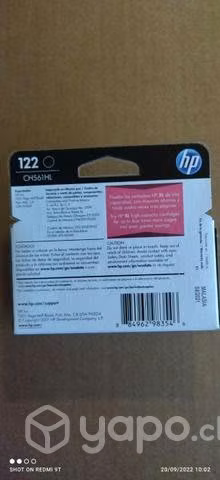 Tinta negra 122 hp