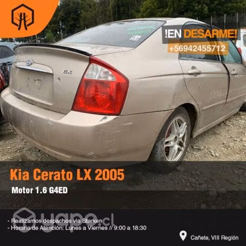 Bisagras Kia cerato lx 2005