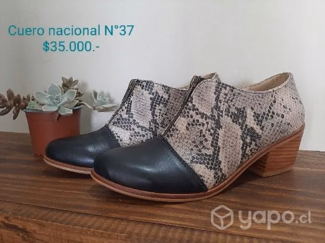 Calzado cuero nacional