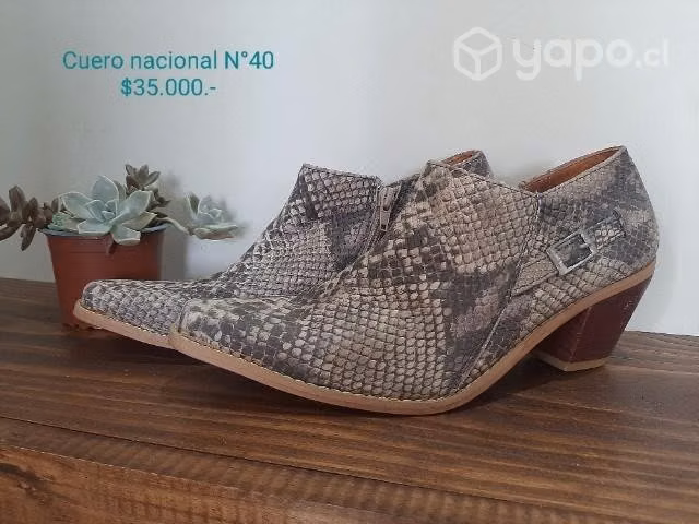 Calzado cuero nacional
