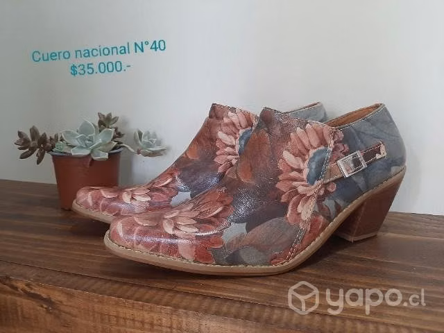 Calzado cuero nacional