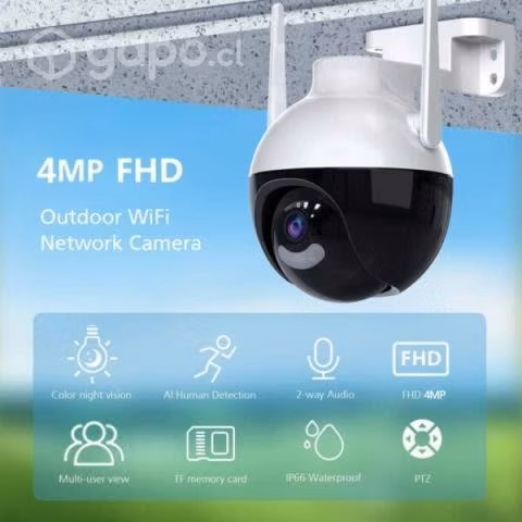 Camara ip domo ptz 4mp 5x digital
