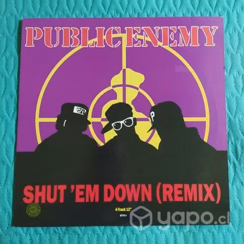 Public Enemy  Shut 'Em Down (Remix) Vinilo 12