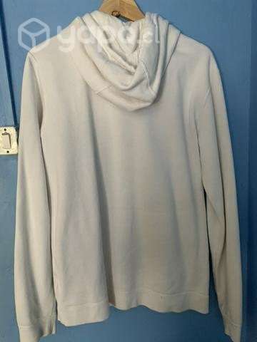 Poleron nike blanco con gorro, ORIGINAL. Talla M - Imagen 2