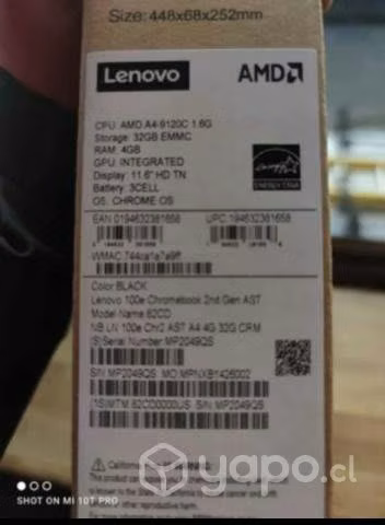 Chromebook Lenovo nuevo