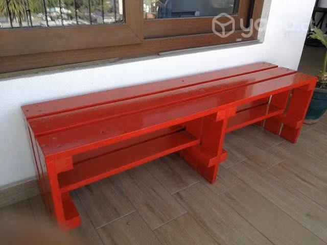 Banqueta rustica de madera