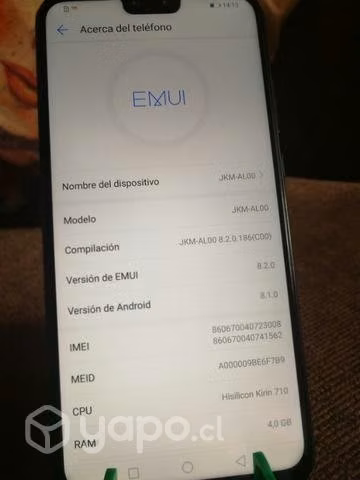 Huawei y9 prime 128gb azul