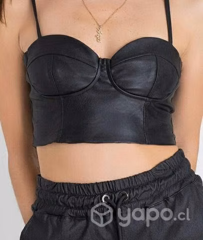 Top efecto corset