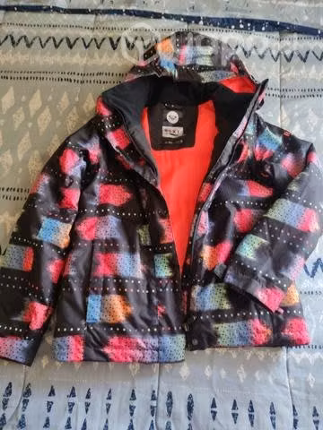Parka para nieve talla 10-12 marca Roxy