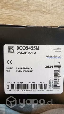 Lentes Oakley kato prizm dark golf - Imagen 6