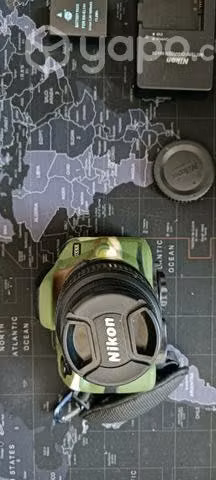 Camara Nikon D3300+tripode+protector