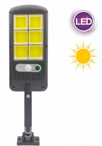 Foco Solar 6 COB LED Con Sensor De Movimiento Y Br