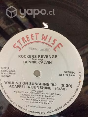 Rockers Revenge Walking On Sunshine Vinilo 12 inch