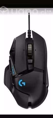 Mouse g502 hero color negro con caja