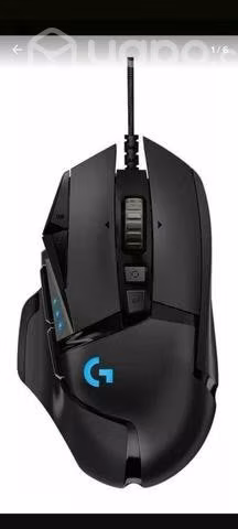 Mouse g502 hero color negro con caja