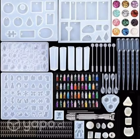 Set de molde y accesorios para trabajos con resin0 - Imagen 2