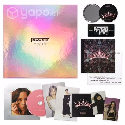 Black Pink Album The Album Kpop Disco Original