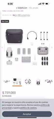 Dron dji mini 2 Fly more combo - Imagen 2