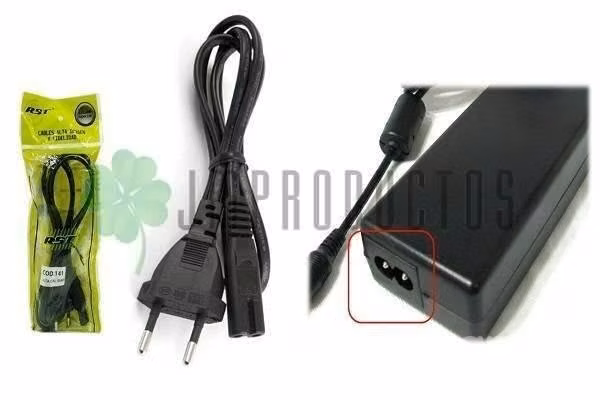 Cable Poder Tipo 8 Notebook Consolas Radios Apple - Imagen 2