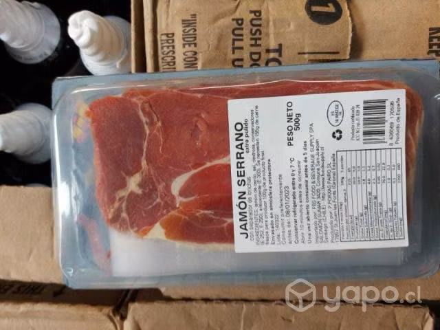 Jamón Serrano por Cajas