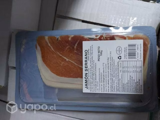 Jamón Serrano por Cajas