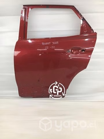 Puerta trasera LH Peugeot 3008 2020-2022