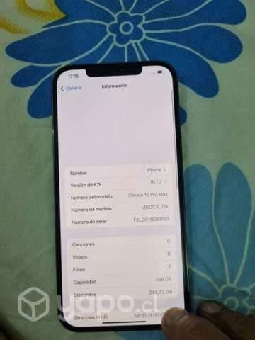 Celular iphone 12 pro max