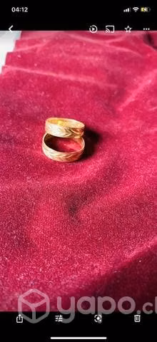 Argollas de oro 18 k diseño espigas