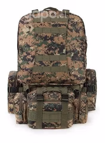 Mochila Táctica Militar 65 Lt 3 Pzas